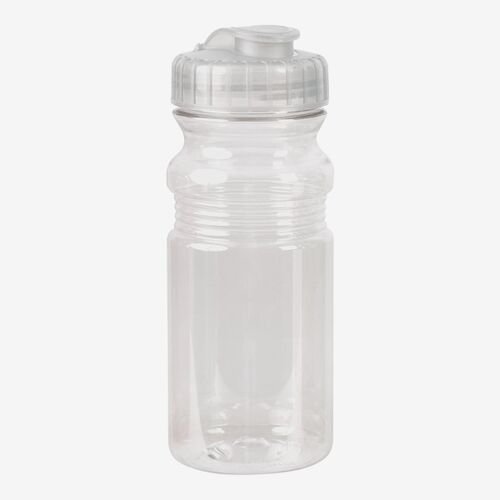 USA Made 20oz Translucent Sport Water Bottle With Snap Cap Thumbnail