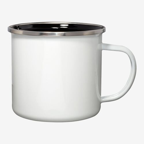 16.9oz Iron And Stainless Steel Log Cabin Mug Thumbnail