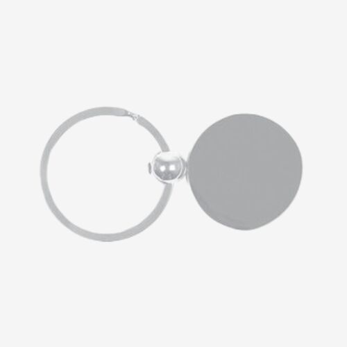 Round Metal Keychain Thumbnail