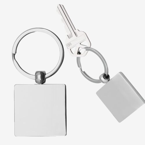 Square Metal Keychain Thumbnail