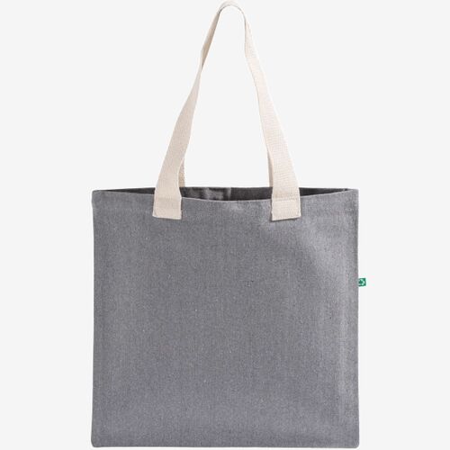 Recycled Canvas Trendy Flat Tote Thumbnail