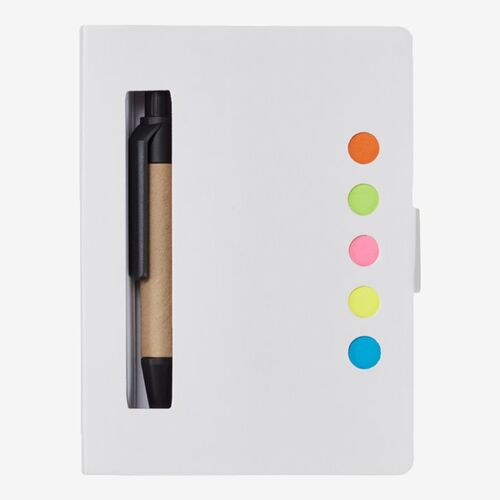 Eco Stowaway Sticky Jotter With Pen Thumbnail