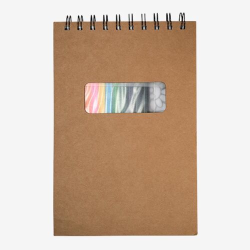 Notebook With Colored Pencils Thumbnail