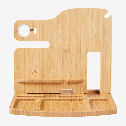 Portia Bamboo Charging Valet Station Thumbnail