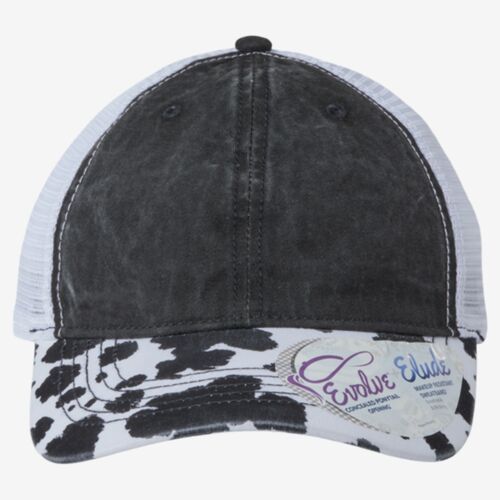 Women's Printed Visor with Mesh Back Cap Thumbnail