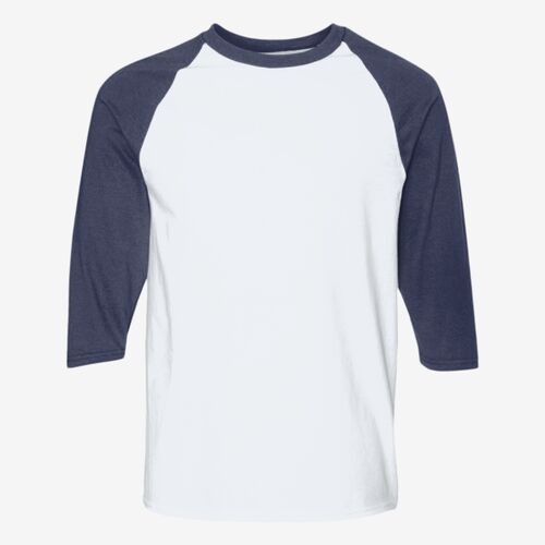 Heavy Cotton™ Raglan Three-Quarter Sleeve T-Shirt Thumbnail