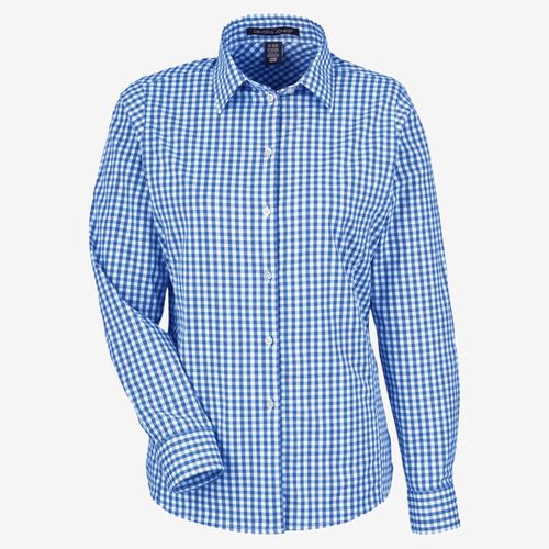 Women's CrownLux Performance® Gingham Dress Shirt Thumbnail