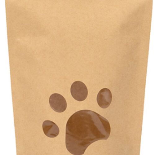 Dog Paw 4oz Kraft Pouch - For Engraving Thumbnail